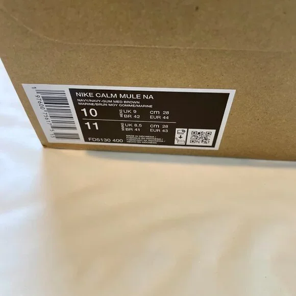 NWT Nike Calm Navy Men's Mule Size 10 - Picture 5 of 6